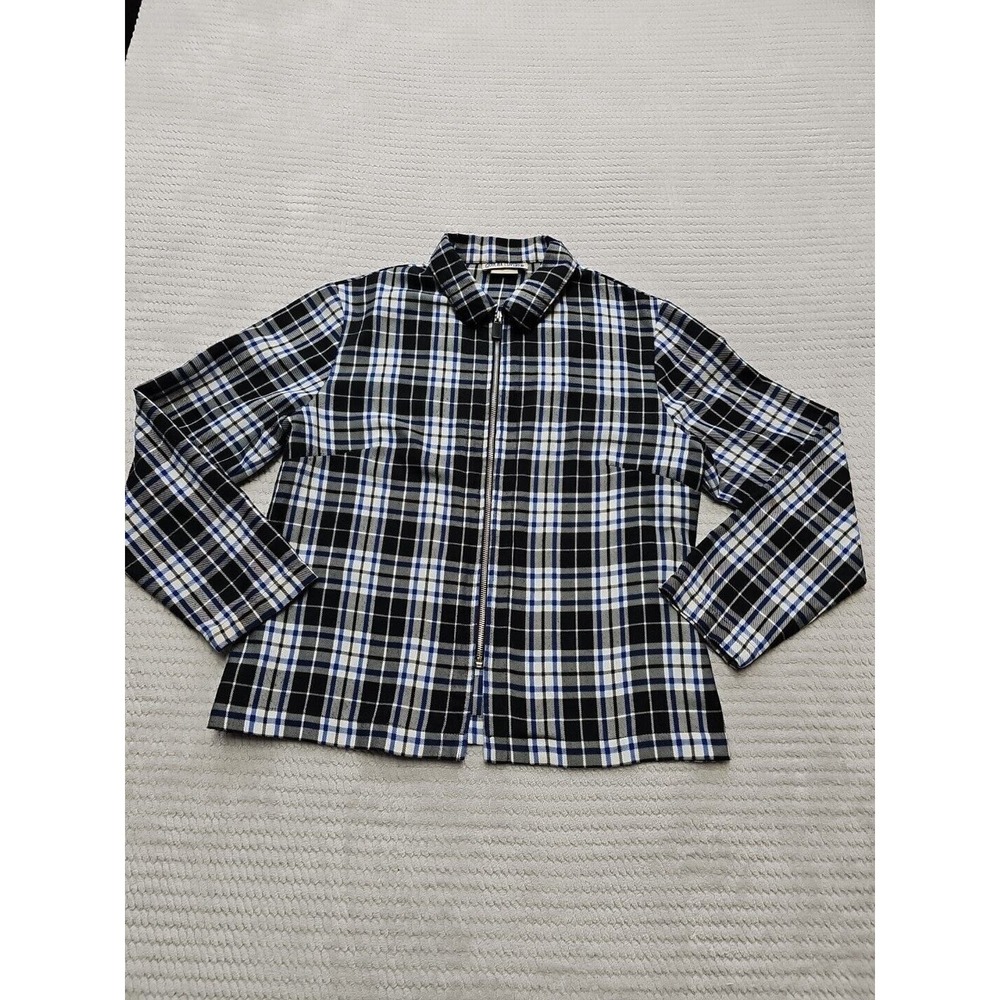 Vintage Gotcha Covered Shirt Womens Medium Full Zip Plaid
